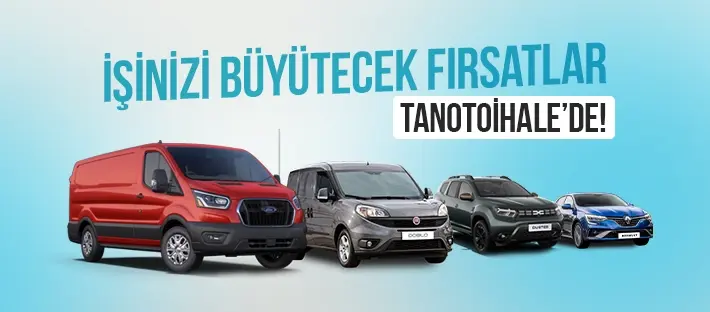 İşinizi Büyütecek Fırsatlar Tanoto İhale'de